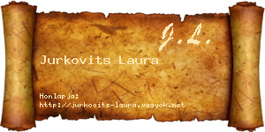 Jurkovits Laura névjegykártya